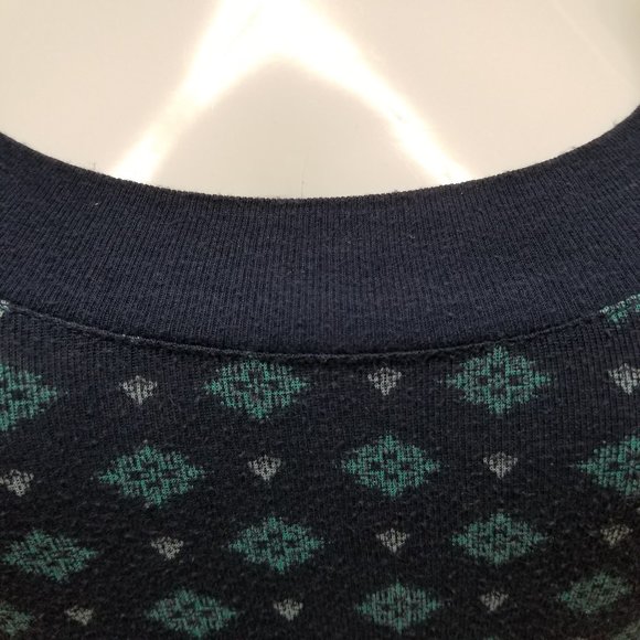 Old Navy top Small geometric damask print long sleeve layering Y2K - Picture 8 of 10